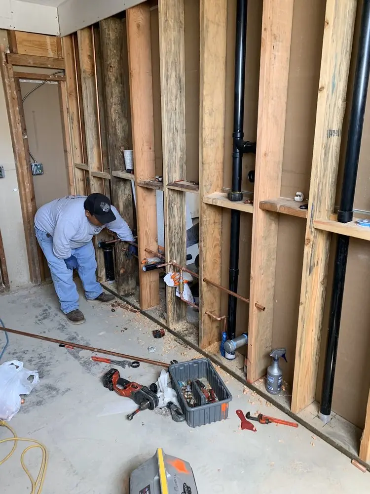 Commercial rough-in plumbing for Commercial Plumbing in East Whittier